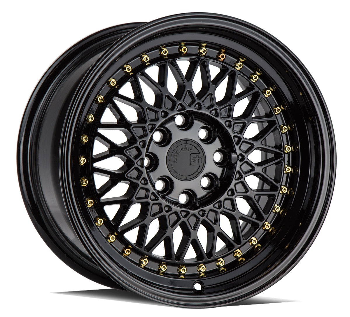 AodHan AH05 Gloss Black W /Gold Rivets