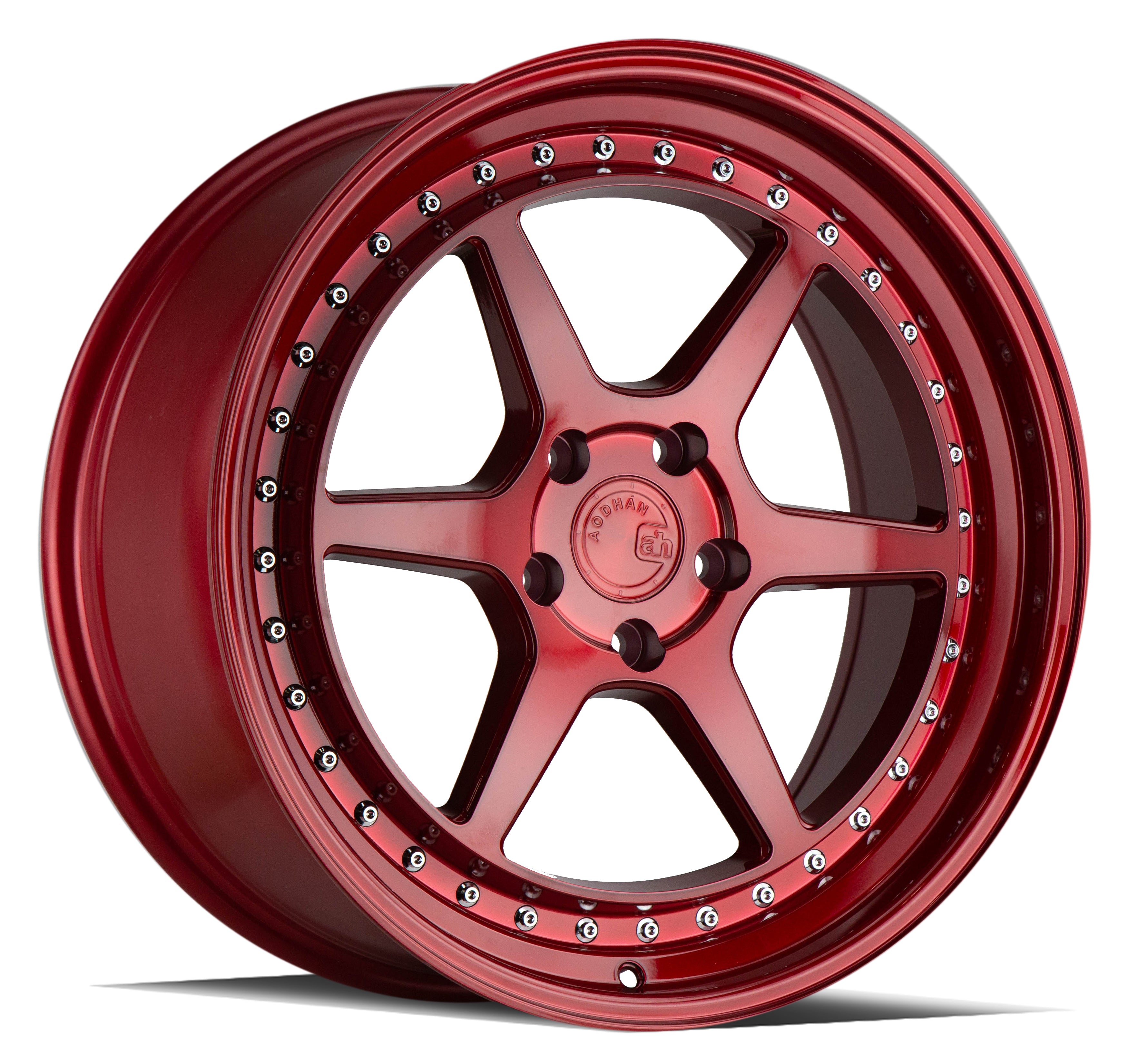 AodHan DS09 (DPF®) Candy Red w/ (Chrome Rivets)