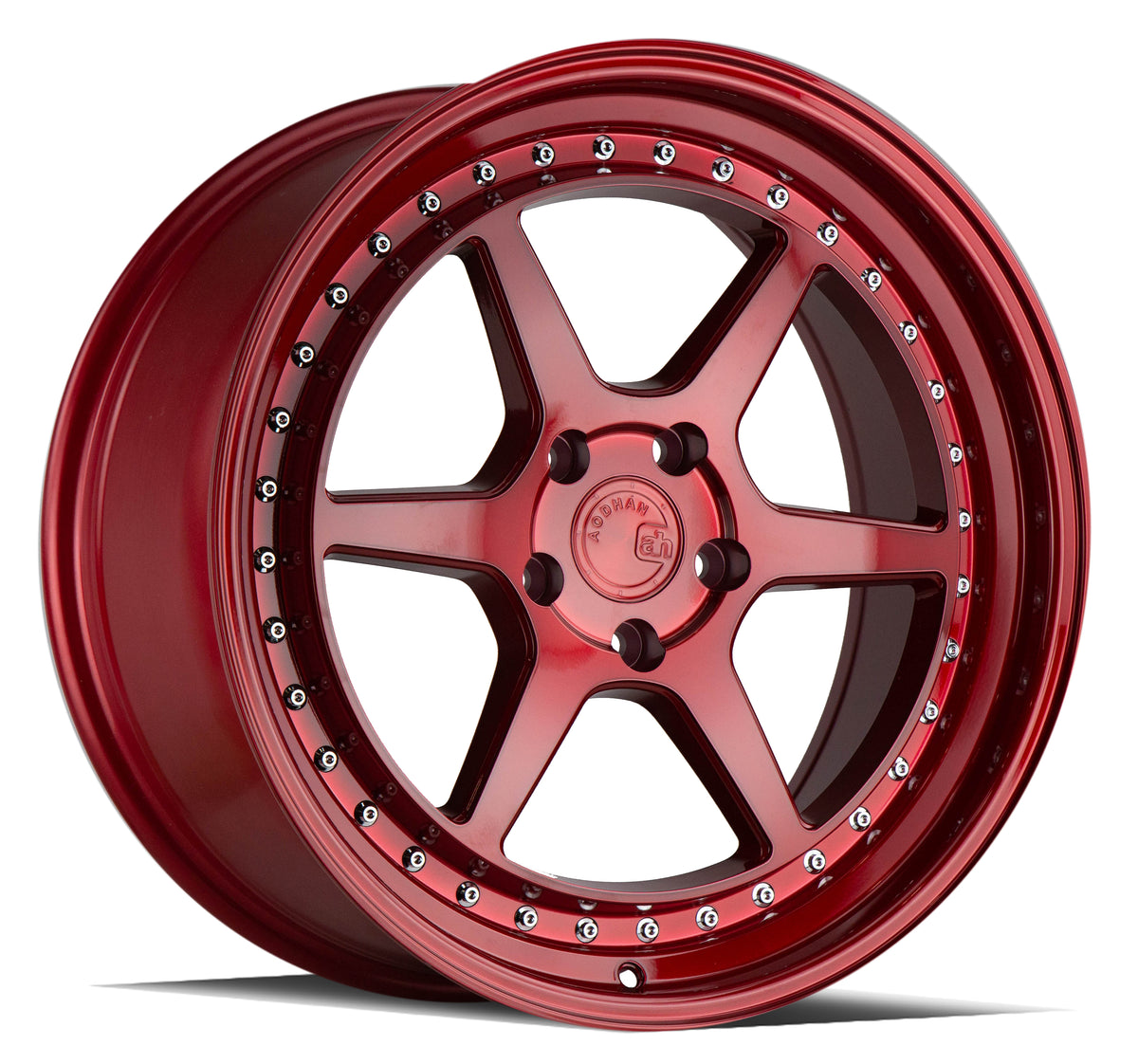 AodHan DS09 (DPF®) Candy Red w/ (Chrome Rivets)