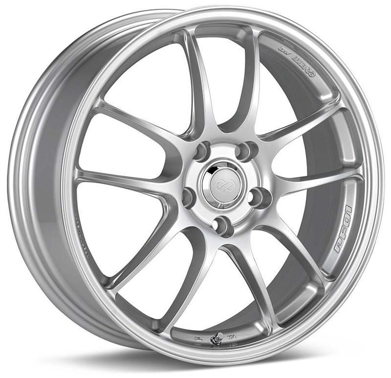 Enkei PF01 18x9 5x112 35mm offset Silver Wheel