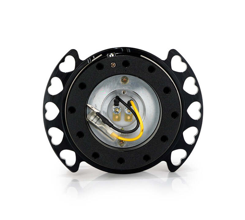 NRG Quick Release Kit - Black Body/ Black Heart Cutout Ring