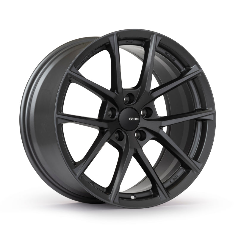 Enkei Helix 18x8in / 5x100 BP / 45mm Offset / 72.6mm Bore - Matte Gunmetal Wheel