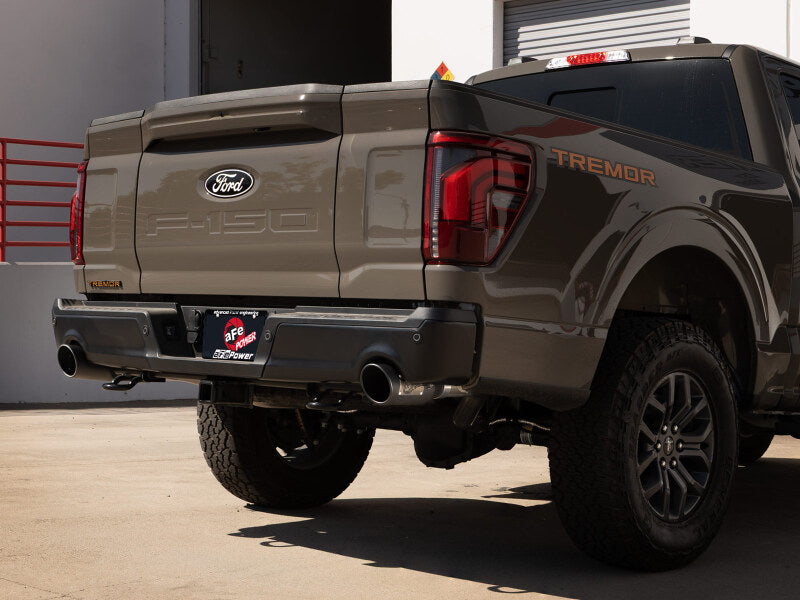aFe 21-26 Ford F150 Tremor Vulcan Series 3IN 304SS Cat-Back Exhaust Dual Rear Exit w/Black Tip
