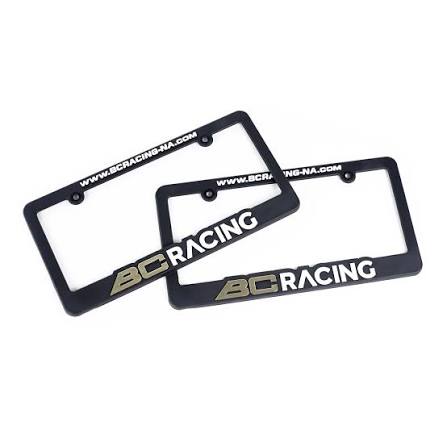 BC RACING LICENSE PLATE FRAME