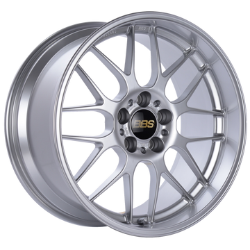 BBS RG-R 19x10 5x120 ET25 PFS Diamond Silver Wheel -82mm PFS/Clip Req