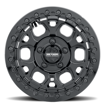 Method MR416 Beadlock 15x7 / 6x5.5 / 74mm Offset / 78.30mm Bore - Gloss Black Wheel