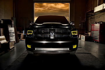 Oracle Lighting 09-18 RAM 1500 Sport Halo Headlights - Blk Housing w/BC1 Controller