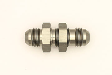 DeatschWerks 8AN Male Flare To 8AN Male Flare Bulkhead Adapter (Incl. Nut)