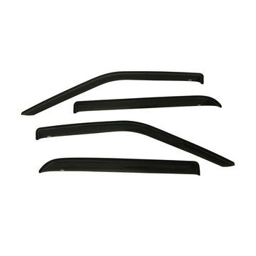 Westin 2015-2018 Ford F-150 SuperCrew Slim Wind Deflector 4pc - Smoke