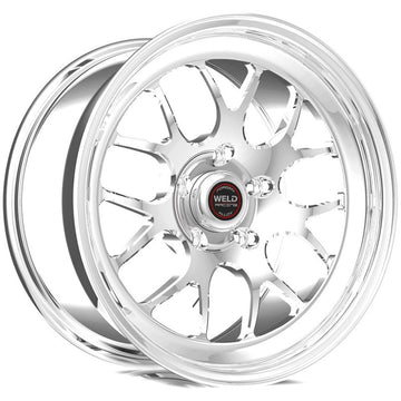 Weld S77 18x10 / 5x4.75 BP / 7.1in. BS Polished Wheel (High Pad) - Non-Beadlock
