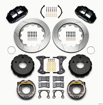 Wilwood Narrow Superlite 4R Rear P-Brk Kit 14.00in Small Ford 2.36in Off Bronco 5 x 5.50