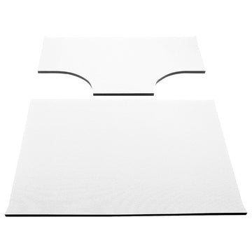 DEI 03-06 Jeep Wrangler TJ 2-Door w/Speaker Pods Boom Mat Headliner - 2 Piece - White