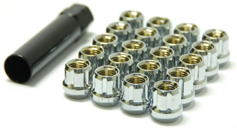 Wheel Mate Muteki Open End Lug Nuts - Chrome 12x1.50