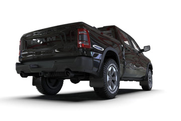 Rally Armor 19-25 Dodge Ram 1500 Rebel Black UR Mud Flap w/Metallic Black Logo