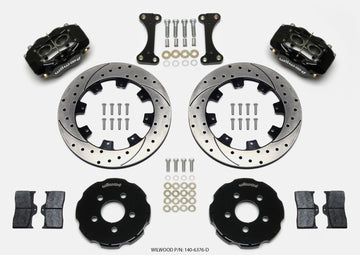 Wilwood Forged Dynalite Front Hat Kit 12.19in Drilled 00-04 PT Cruiser/03-04 SRT/4