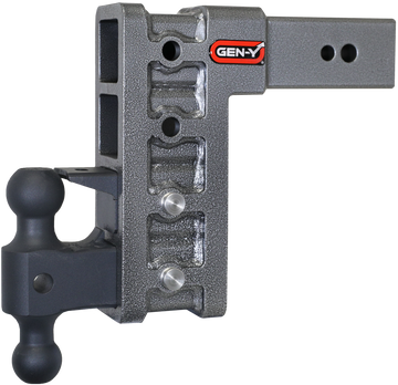Gen-Y Mega Duty 3in Shank 9in Drop 3.5K TW 32K Hitch w/GH-0161 Dual-Ball/GH-0162 Pintle Lock