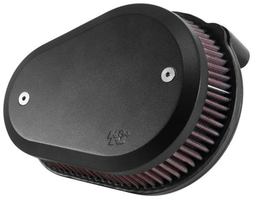 K&N 00-16 Harley-Davidson Street Metal Intake System Flare Black