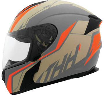 THH Helmets T810S Turbo Gray/Orange - XL