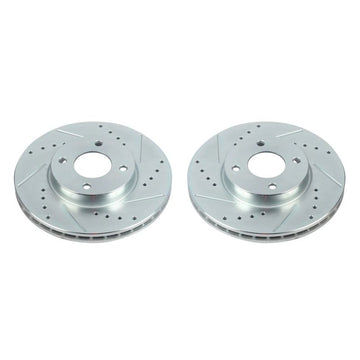 Power Stop 18-19 Nissan Kicks Front Evolution Drilled & Slotted Rotors - Pair