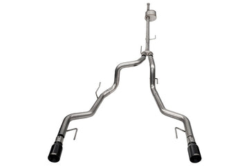 Corsa 2022-2025 Ford F-150 SuperCrew/5.5ft Bed 5.0L V8 Xtreme Cat-Back Dual Rear Exit-Black PVD