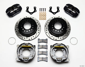 Wilwood Dynapro Low-Profile 11.00in P-Brake Kit Drilled Mopar/Dana 2.36in Off w/Snap Ring Bearing