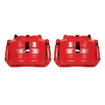 Power Stop 2009 Ford F-150 Front Red Calipers w/Brackets - Pair