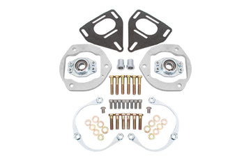 BMR 16-24 Chevy Camaro Caster Camber Plates - Black Hammertone