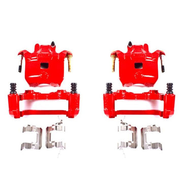 Power Stop 02-04 Infiniti I35 Front Red Calipers w/Brackets - Pair