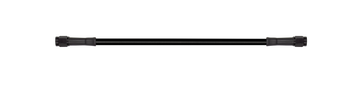 Goodridge 70in Universal Brake Line Assembly w/Black Zinc Fittings & Black Hose
