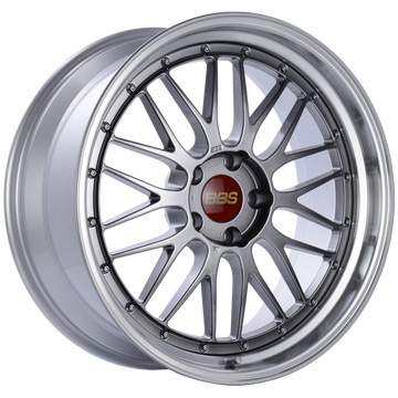 BBS LM 20x9 5x120 ET15 Diamond Black Center Diamond Cut Lip Wheel -82mm PFS/Clip Required