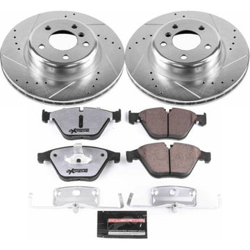 Power Stop 14-16 BMW 528i Front Z26 Street Warrior Brake Kit
