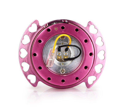 NRG Quick Release Kit - Pink Body/ Pink Heart Cutout Ring
