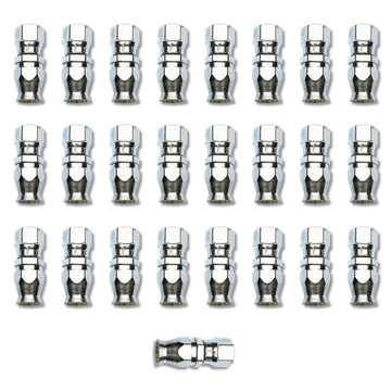 Russell Performance -10 AN Endura PowerFlex Power Steering Straight Hose Ends (25 pcs.)