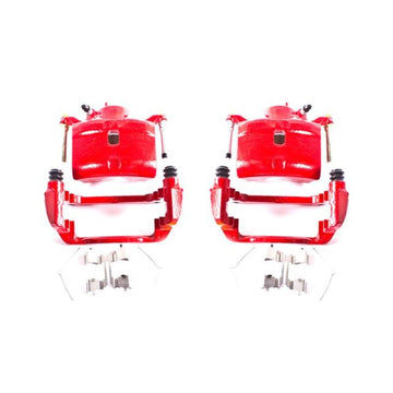 Power Stop 02-04 Honda CR-V Front Red Calipers w/Brackets - Pair