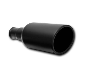 Gibson Black Ceramic Rolled Edge Angle Exhaust Tip for 09-22 Ram 1500 Factory Dual Exhaust