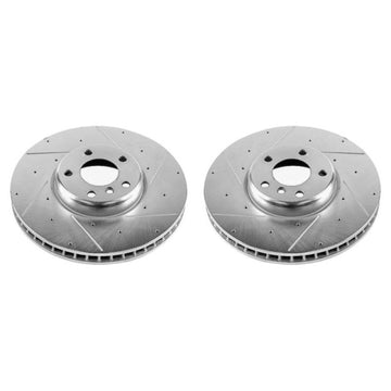 Power Stop 10-17 BMW 535i GT Front Evolution Drilled & Slotted Rotors - Pair