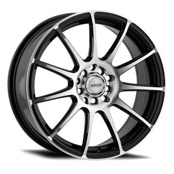 Maxxim Champ 17x7 10x110/115 ET40 Machined Face / Gloss Black