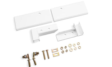 BackRack 17-22 Ford F-250/350/450 (Alum Bdy) No Drill Standard Hardware Kit - White
