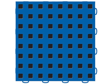 WeatherTech TechFloor - 12in X 12in Tiles - Blue/Black **Order in Qtys of 10