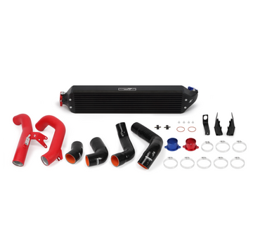 Mishimoto 2016+ Honda Civic 1.5T / 2017+ Honda Civic Si Black Intercooler Kit w/Red Pipes