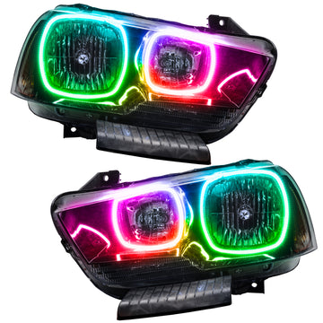 Oracle 11-14 Dodge Charger SMD HL (Non-HID) - ColorSHIFT w/ Simple Controller
