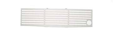 Putco 11-14 Ford F-150 EcoBoost Bumper Grille Inserts - SS - Bar Design - w/ Heater Plug Opening