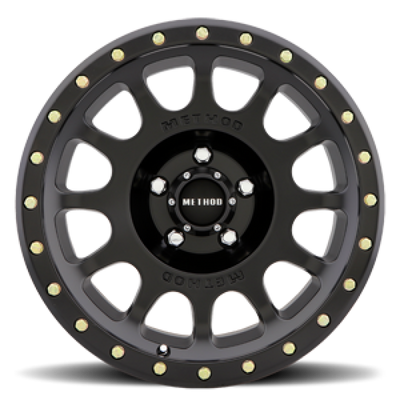 Method MR305 NV 18x9 0mm Offset 5x150 116.5mm CB Matte Black Street Loc Wheel