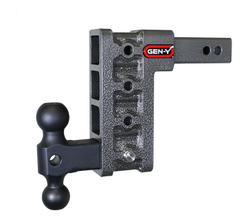 Gen-Y Mega Duty 2in Shank 7.5in Drop 1.5K TW 10K Hitch w/GH-031 Dual-Ball