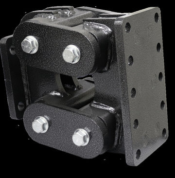 Gen-Y Victory Lane Torsion-Flex Flat Plate Trailer Coupler (1.5K-2.4K TW 21K Towing)