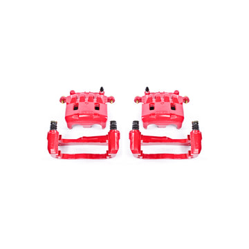 Power Stop 05-06 Saab 9-2X Front Red Calipers w/Brackets - Pair