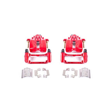 Power Stop 04-05 Cadillac XLR Rear Red Calipers w/Brackets - Pair