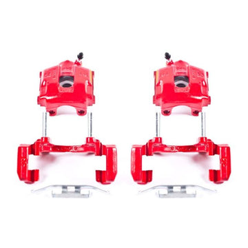Power Stop 01-05 BMW 320i Rear Red Calipers w/Brackets - Pair