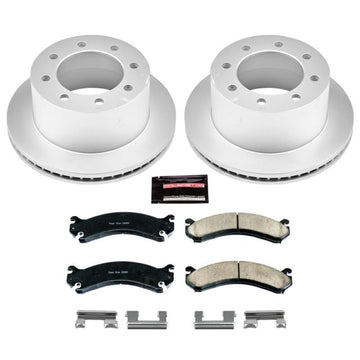 Power Stop 01-06 Chevrolet Silverado 3500 Rear Z17 Evolution Geomet Coated Brake Kit