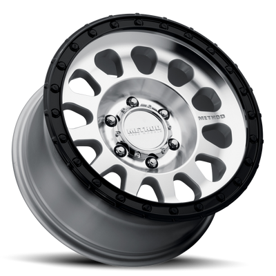 Method MR315 17x8.5 0mm Offset 6x5.5 106.25mm CB Machined Wheel - Gloss Black Lip